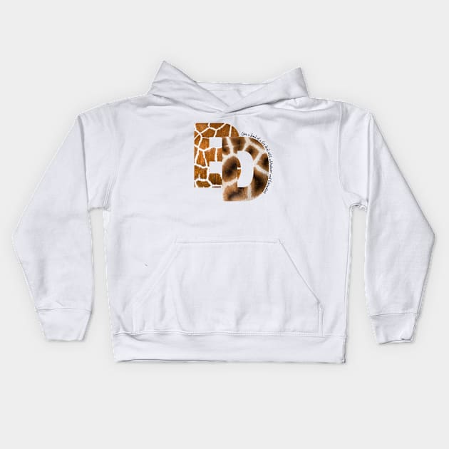 I'm kind of a big deal, wild, adventurer and fascinating, wild, outdoor, adventurer, animal print Kids Hoodie by Carmen's